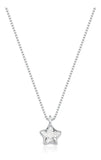 Colar Feminino Aqua Jóias Prata 925 Ponto De Luz 45 Cm