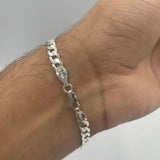 Pulseira Grumet De Prata 5mm